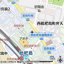 ユニーブル清須フロンティアコート周辺の地図