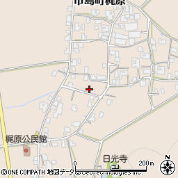 兵庫県丹波市市島町梶原687周辺の地図