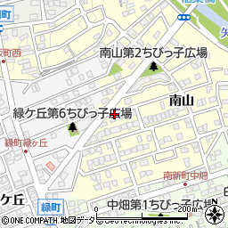 長坂通り周辺の地図