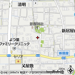 愛知県あま市新居屋郷31周辺の地図