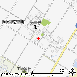 滋賀県東近江市阿弥陀堂町363周辺の地図
