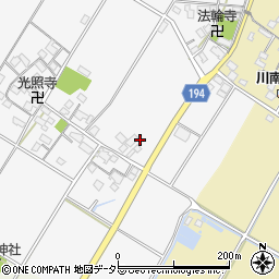 滋賀県東近江市阿弥陀堂町172周辺の地図