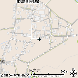 兵庫県丹波市市島町梶原701周辺の地図