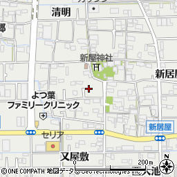 愛知県あま市新居屋郷29周辺の地図