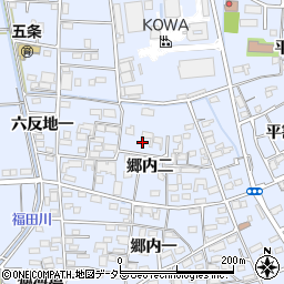 愛知県あま市西今宿郷内二30周辺の地図