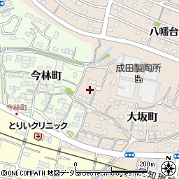 愛知県瀬戸市大坂町32周辺の地図