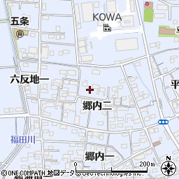 愛知県あま市西今宿郷内二28周辺の地図