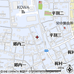 愛知県あま市西今宿郷内二58周辺の地図