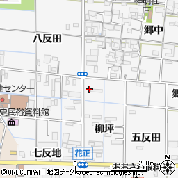 愛知県あま市花正柳坪4周辺の地図