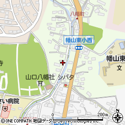 愛知県瀬戸市八幡町25-8周辺の地図