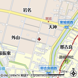 愛知県稲沢市平和町東城天神360周辺の地図