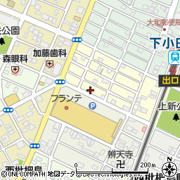 愛知県清須市西枇杷島町南大和172周辺の地図