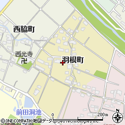 愛知県瀬戸市羽根町102周辺の地図