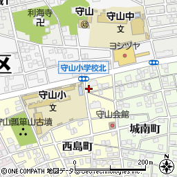 愛知県名古屋市守山区西島町22-1周辺の地図