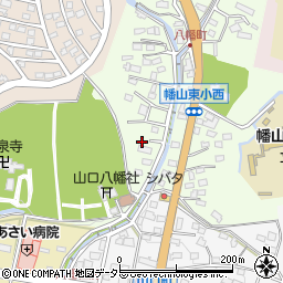 愛知県瀬戸市八幡町25-6周辺の地図