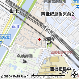 愛知県清須市西枇杷島町小場塚1196周辺の地図