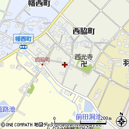 愛知県瀬戸市西脇町163周辺の地図
