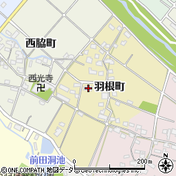 愛知県瀬戸市羽根町106周辺の地図
