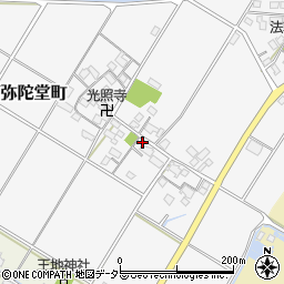 滋賀県東近江市阿弥陀堂町352周辺の地図