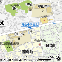 愛知県名古屋市守山区西島町22-2周辺の地図