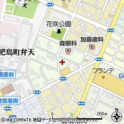 愛知県清須市西枇杷島町末広周辺の地図