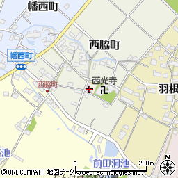 愛知県瀬戸市西脇町169周辺の地図