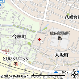 愛知県瀬戸市大坂町34周辺の地図