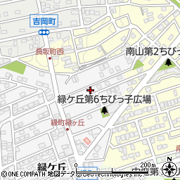 愛知県尾張旭市緑町緑ケ丘122-75周辺の地図