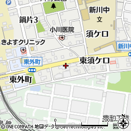 ＤＵＰＬＥＸ東須ヶ口周辺の地図