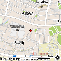 愛知県瀬戸市大坂町342周辺の地図