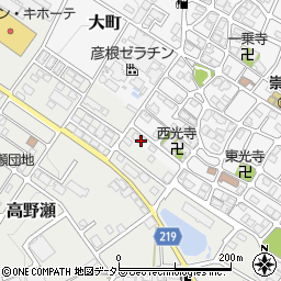 滋賀県犬上郡豊郷町大町221周辺の地図