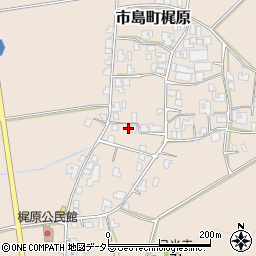兵庫県丹波市市島町梶原660周辺の地図
