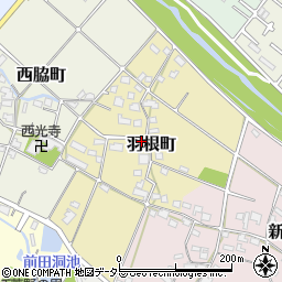 愛知県瀬戸市羽根町91周辺の地図