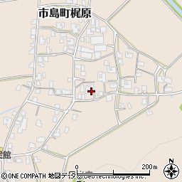 兵庫県丹波市市島町梶原830周辺の地図