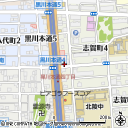 愛知県名古屋市北区黒川本通5丁目31-2周辺の地図