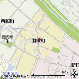 愛知県瀬戸市羽根町57周辺の地図