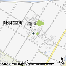 滋賀県東近江市阿弥陀堂町360周辺の地図
