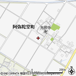 滋賀県東近江市阿弥陀堂町419周辺の地図