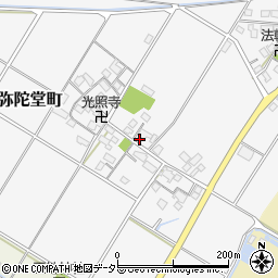 滋賀県東近江市阿弥陀堂町344周辺の地図