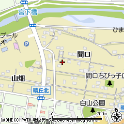 愛知県尾張旭市上の山町周辺の地図