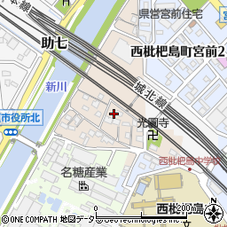 愛知県清須市西枇杷島町小場塚1227周辺の地図