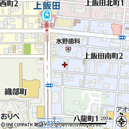 上飯田寮周辺の地図
