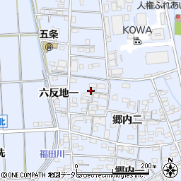愛知県あま市西今宿郷内二10周辺の地図