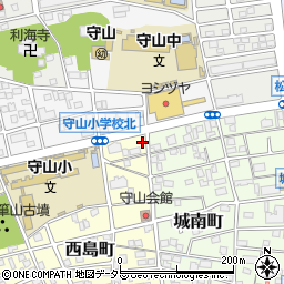 愛知県名古屋市守山区西島町22-13周辺の地図
