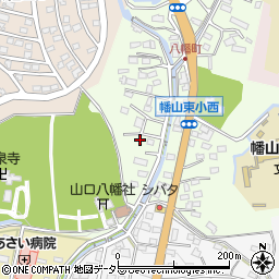 愛知県瀬戸市八幡町38-3周辺の地図