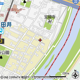 愛知県清須市西枇杷島町上新16周辺の地図