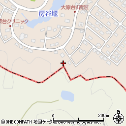 千葉県いすみ市大原台406周辺の地図