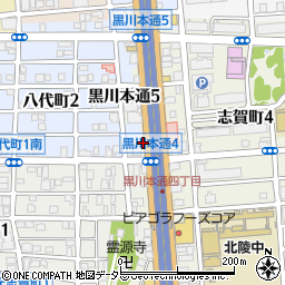 愛知県名古屋市北区黒川本通5丁目3周辺の地図