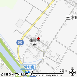 滋賀県彦根市三津町248周辺の地図