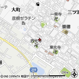 滋賀県犬上郡豊郷町大町250周辺の地図